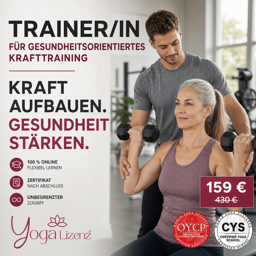 Trainer/in für gesundheitsorientiertes Krafttraining - YogaLizenz.de