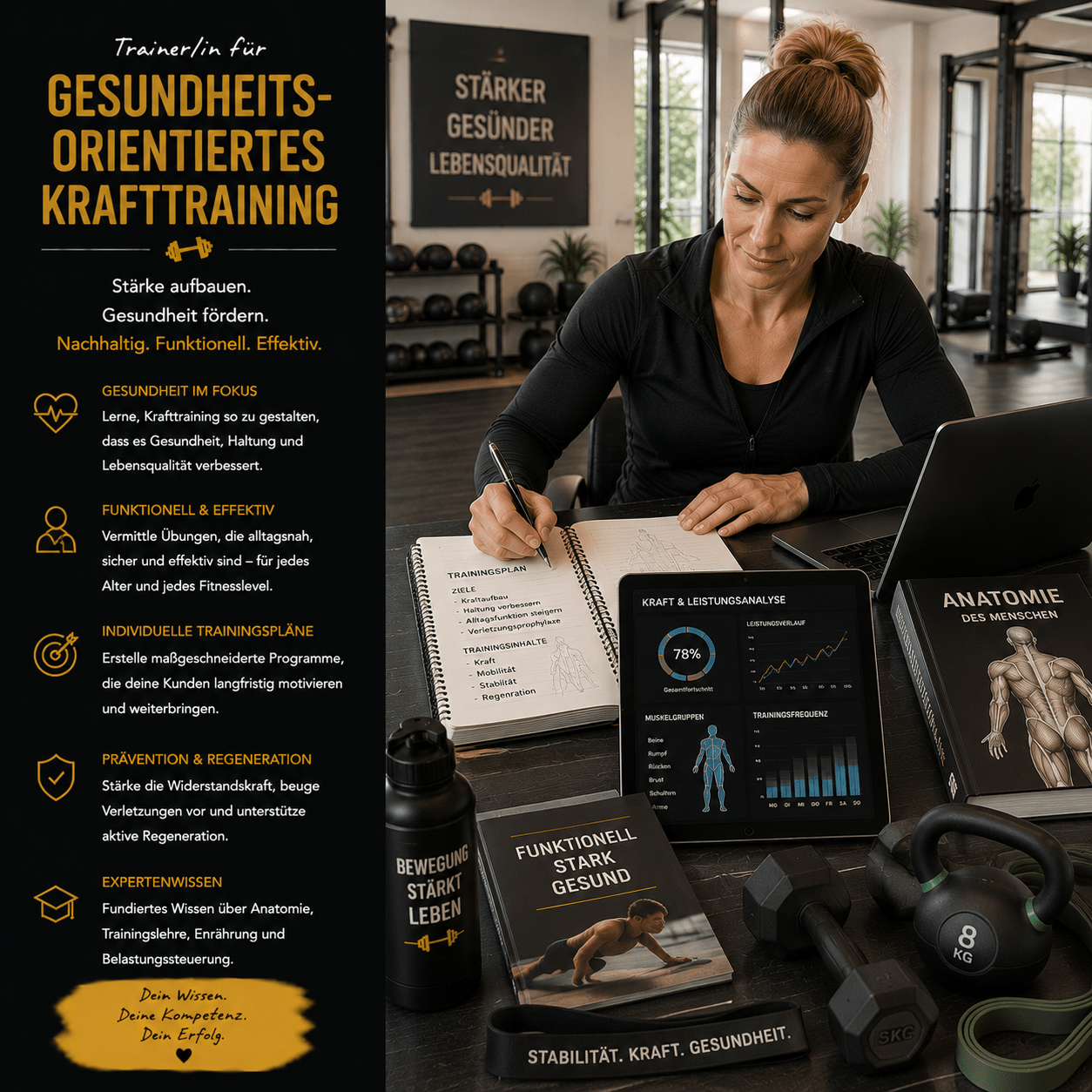 Trainer/in für gesundheitsorientiertes Krafttraining - YogaLizenz.de