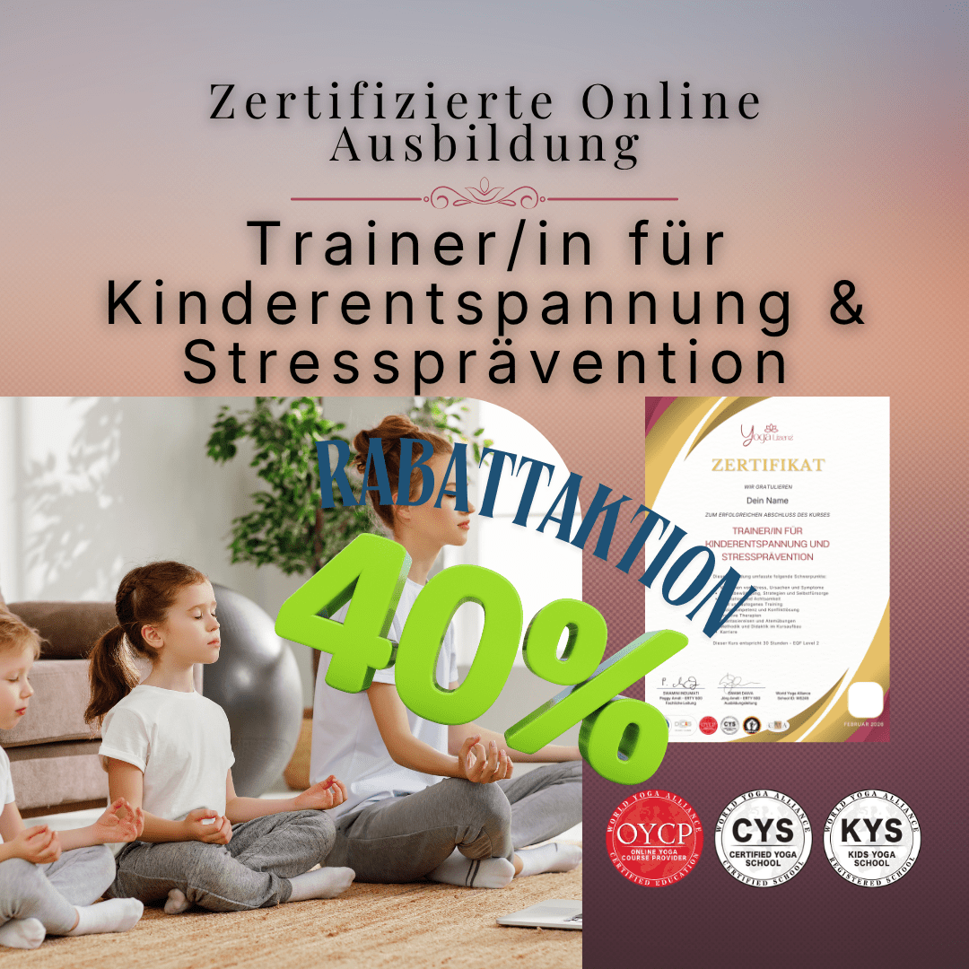 Trainer/in für Kinder - Entspannung und Stressprävention - YogaLizenz.de