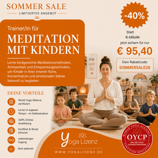 Trainer/in für Meditation mit Kindern - YogaLizenz.de