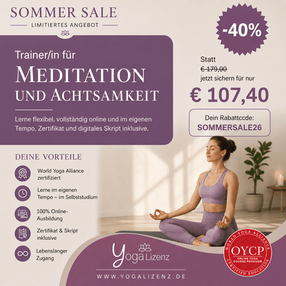 Trainer/in für Meditation und Achtsamkeit - YogaLizenz.de
