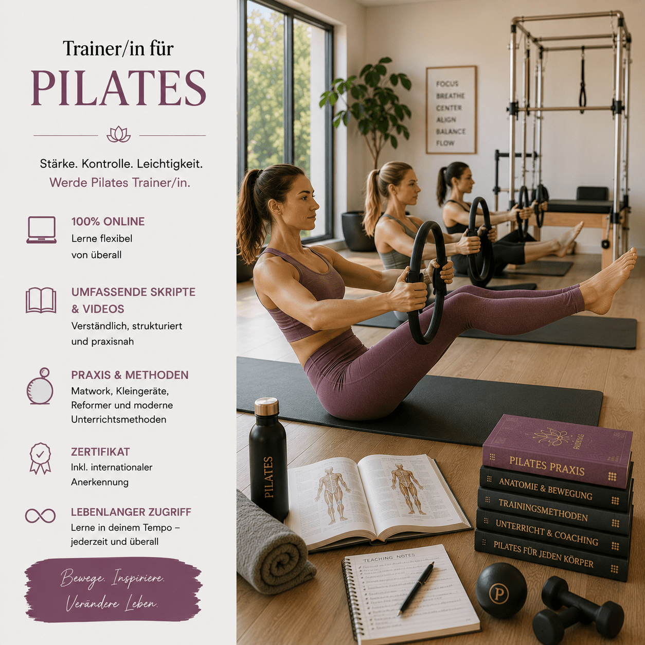 Trainer/in für Pilates - YogaLizenz.de