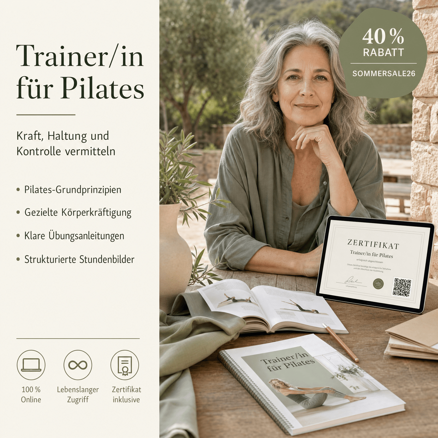 Trainer/in für Pilates - YogaLizenz.de