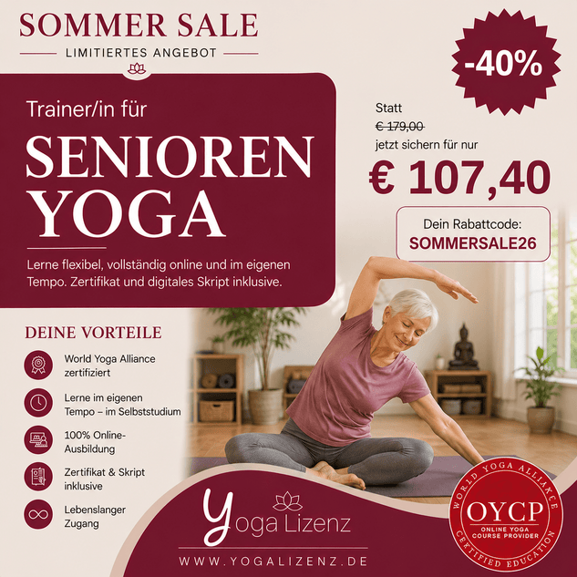Trainer/in für Seniorenyoga - YogaLizenz.de