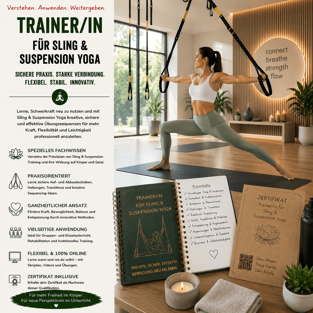 Trainer/in für Sling & Suspension Yoga - YogaLizenz.de