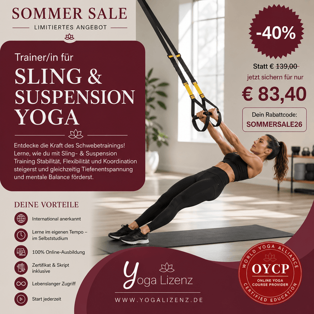 Trainer/in für Sling & Suspension Yoga - YogaLizenz.de