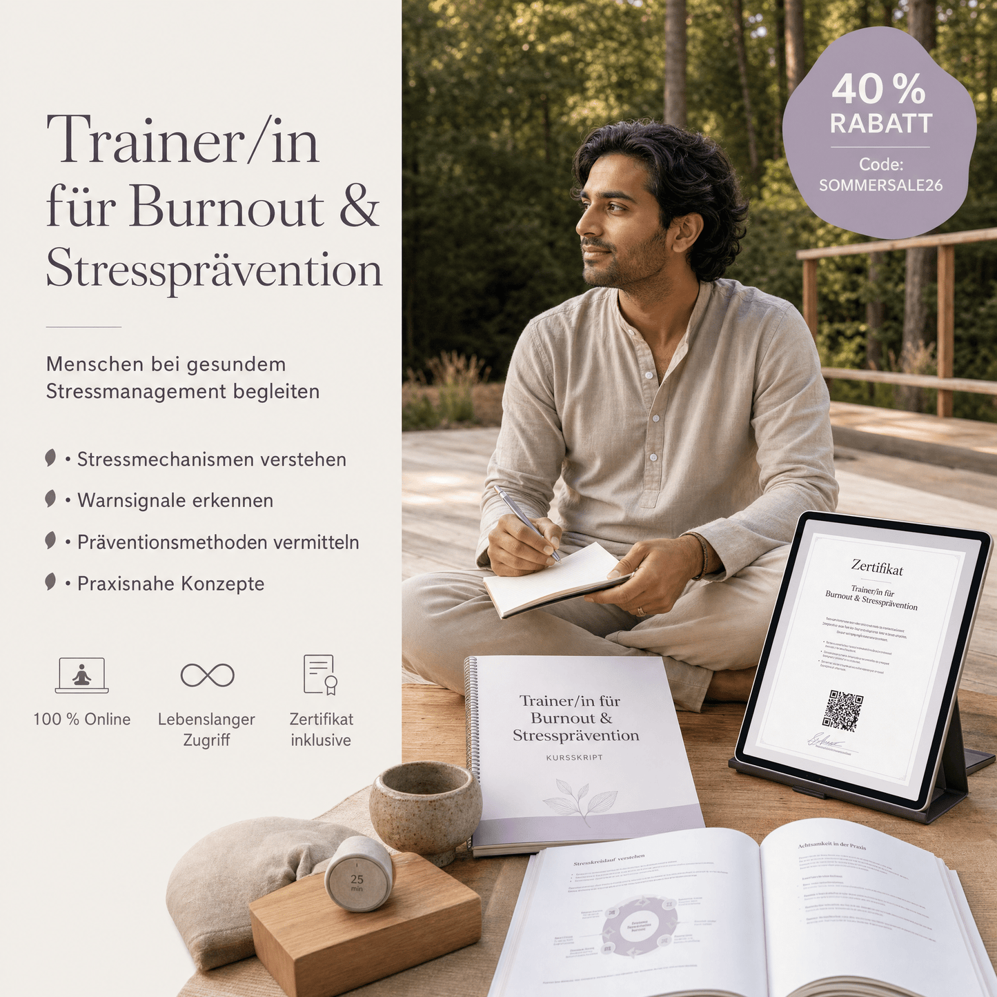 Trainer/in für Stress- und Burnoutprävention - YogaLizenz.de