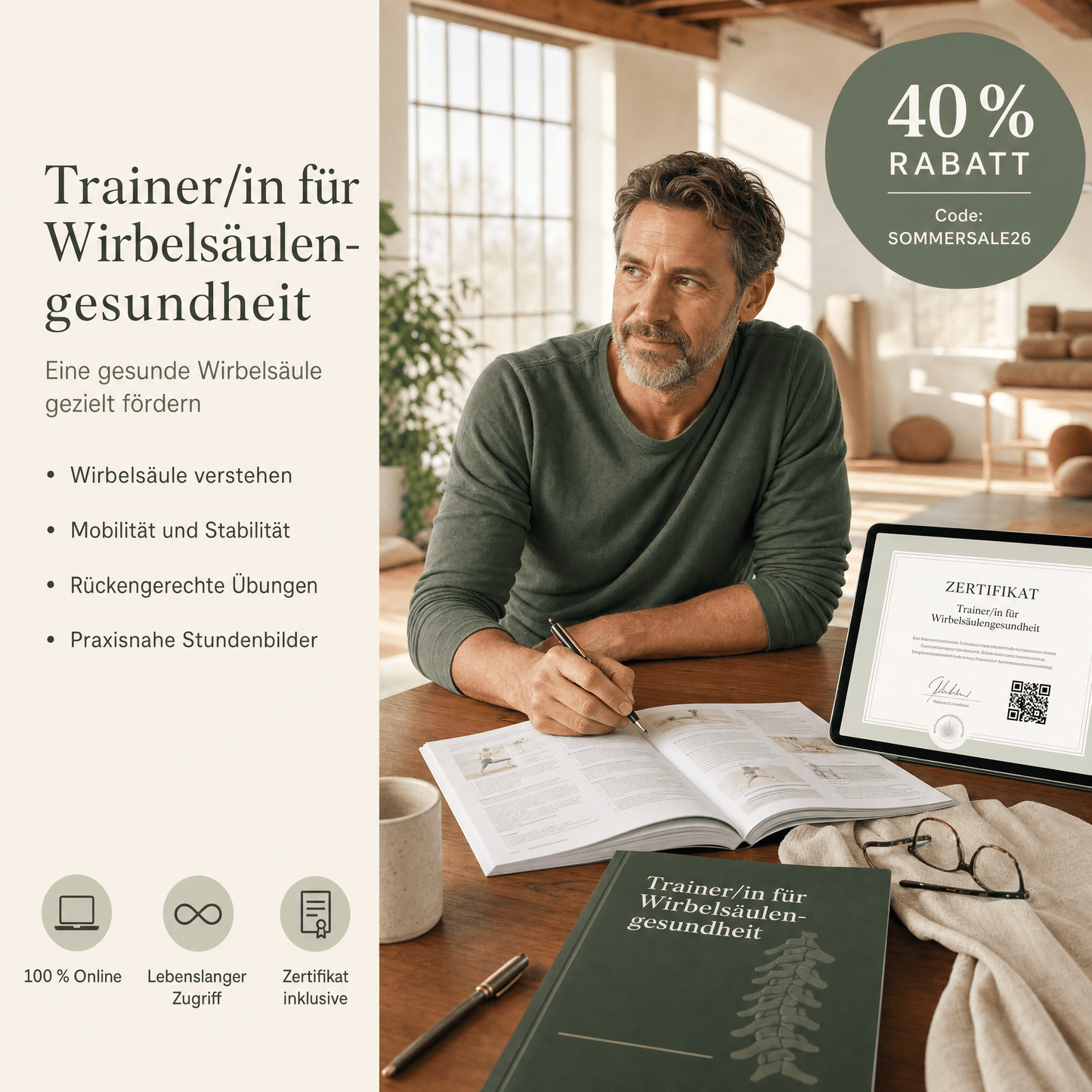 Trainer/in für Wirbelsäulengesundheit - YogaLizenz.de