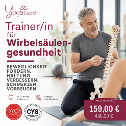 Trainer/in für Wirbelsäulengesundheit - YogaLizenz.de