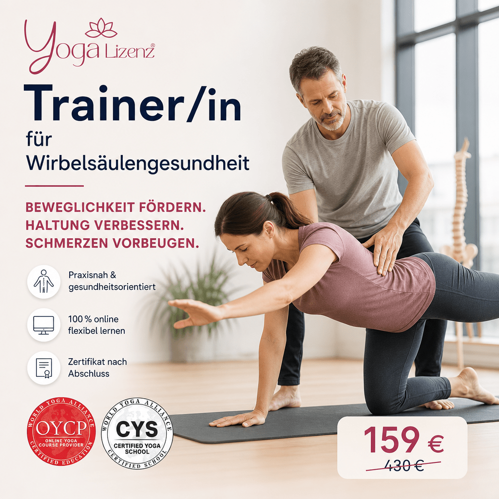 Trainer/in für Wirbelsäulengesundheit - YogaLizenz.de