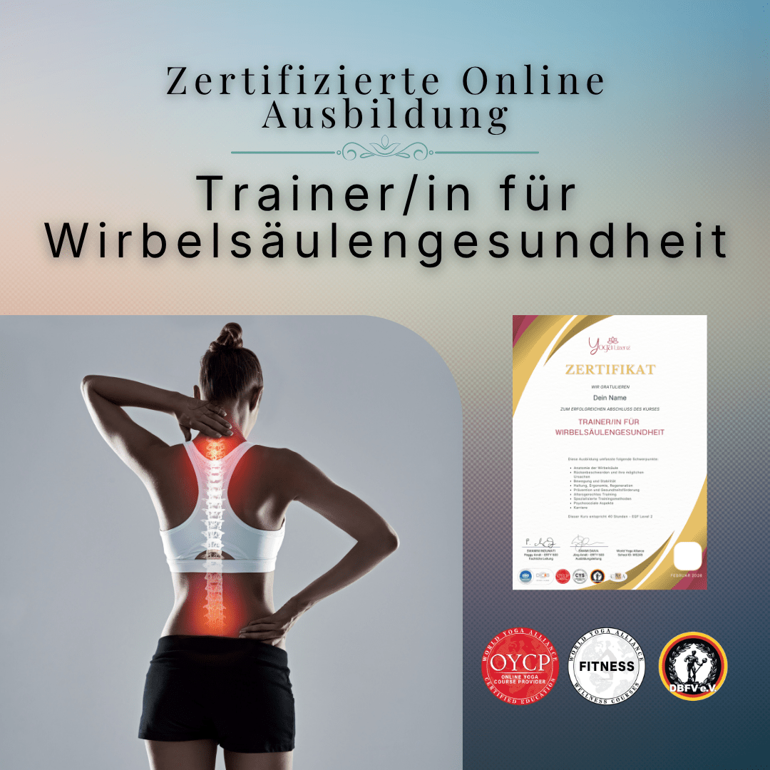 Trainer/in für Wirbelsäulengesundheit - YogaLizenz.de