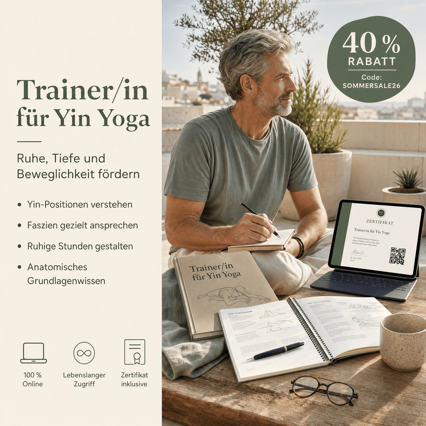 Trainer/in für Yin Yoga - YogaLizenz.de