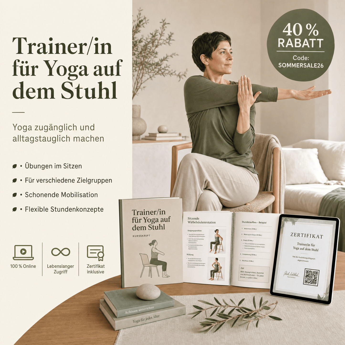 Trainer/in für Yoga auf dem Stuhl - YogaLizenz.de
