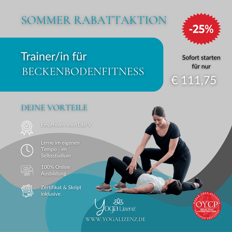 Trainer/in für Beckenboden Fitness - YogaLizenz.de