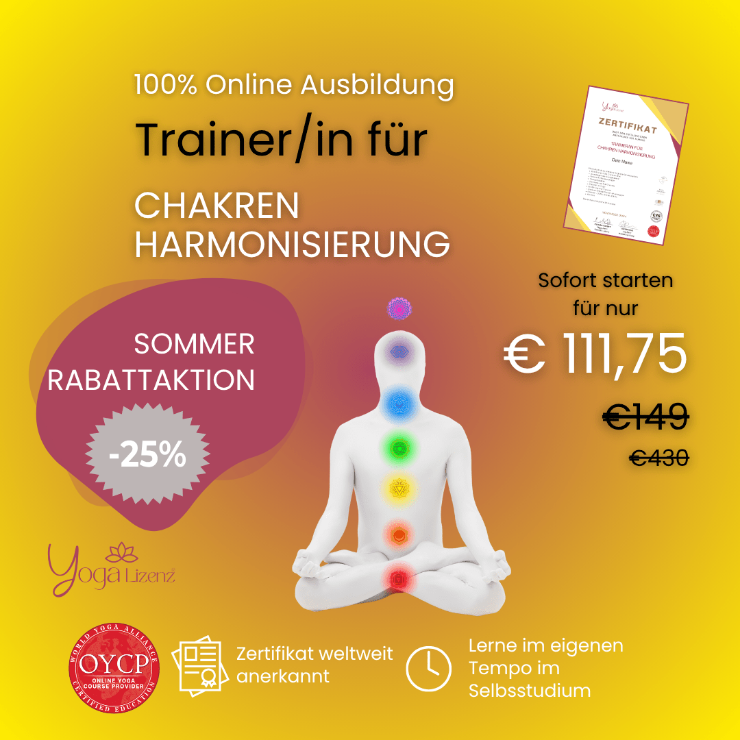 Trainer/in für Chakren - Harmonisierung - YogaLizenz.de