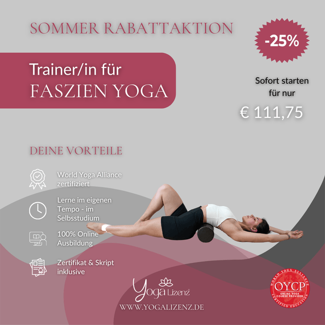 Trainer/in für Faszien Yoga - YogaLizenz.de