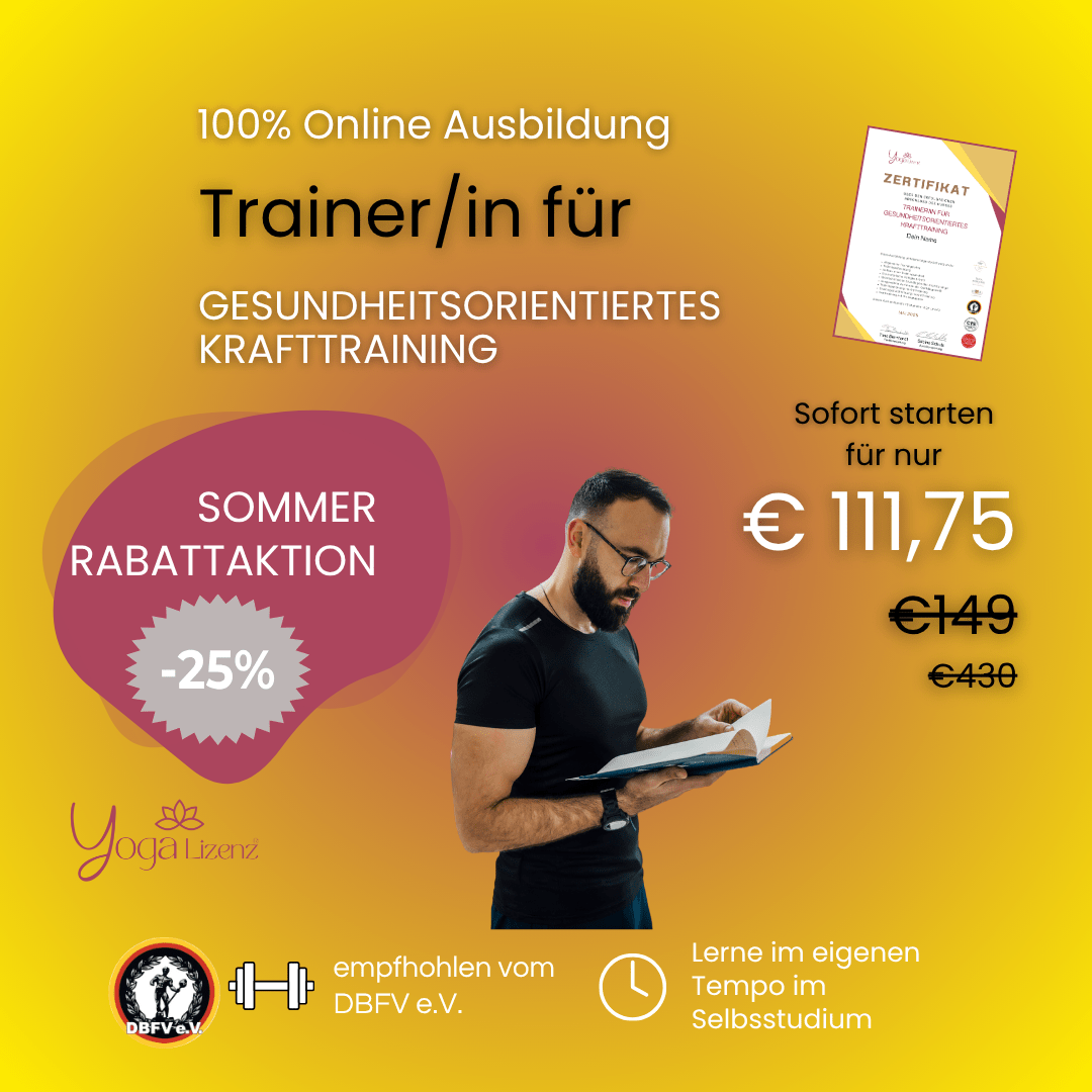 Trainer/in für gesundheitsorientiertes Krafttraining - YogaLizenz.de