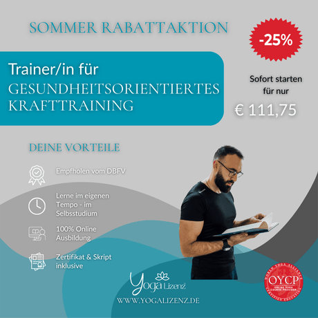 Trainer/in für gesundheitsorientiertes Krafttraining - YogaLizenz.de