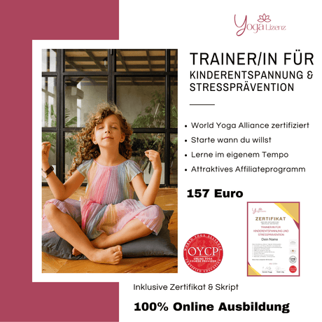 Trainer/in für Kinder - Entspannung und Stressprävention - YogaLizenz.de