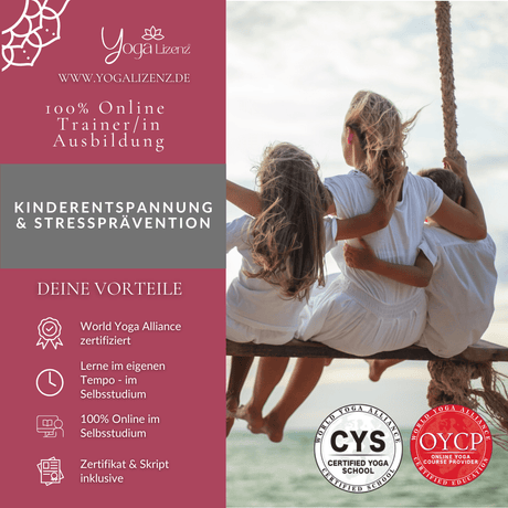 Trainer/in für Kinder - Entspannung und Stressprävention - YogaLizenz.de