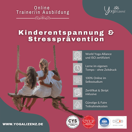 Trainer/in für Kinder - Entspannung und Stressprävention - YogaLizenz.de