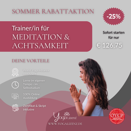 Trainer/in für Meditation und Achtsamkeit - YogaLizenz.de