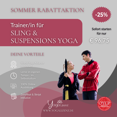 Trainer/in für Sling & Suspension Yoga - YogaLizenz.de