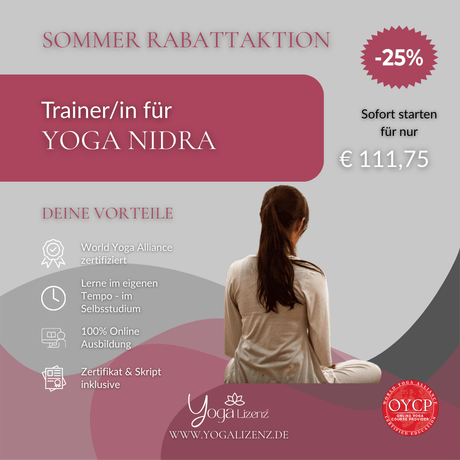 Trainer/in für Yoga Nidra - YogaLizenz.de