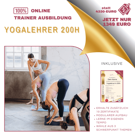 Yoga Lehrer/in (RTY - 200h) - Komplettpaket Variante 1 - YogaLizenz.de