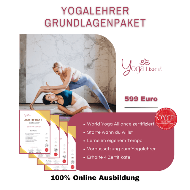 Yogalehrer - Grundlagenpaket - YogaLizenz.de